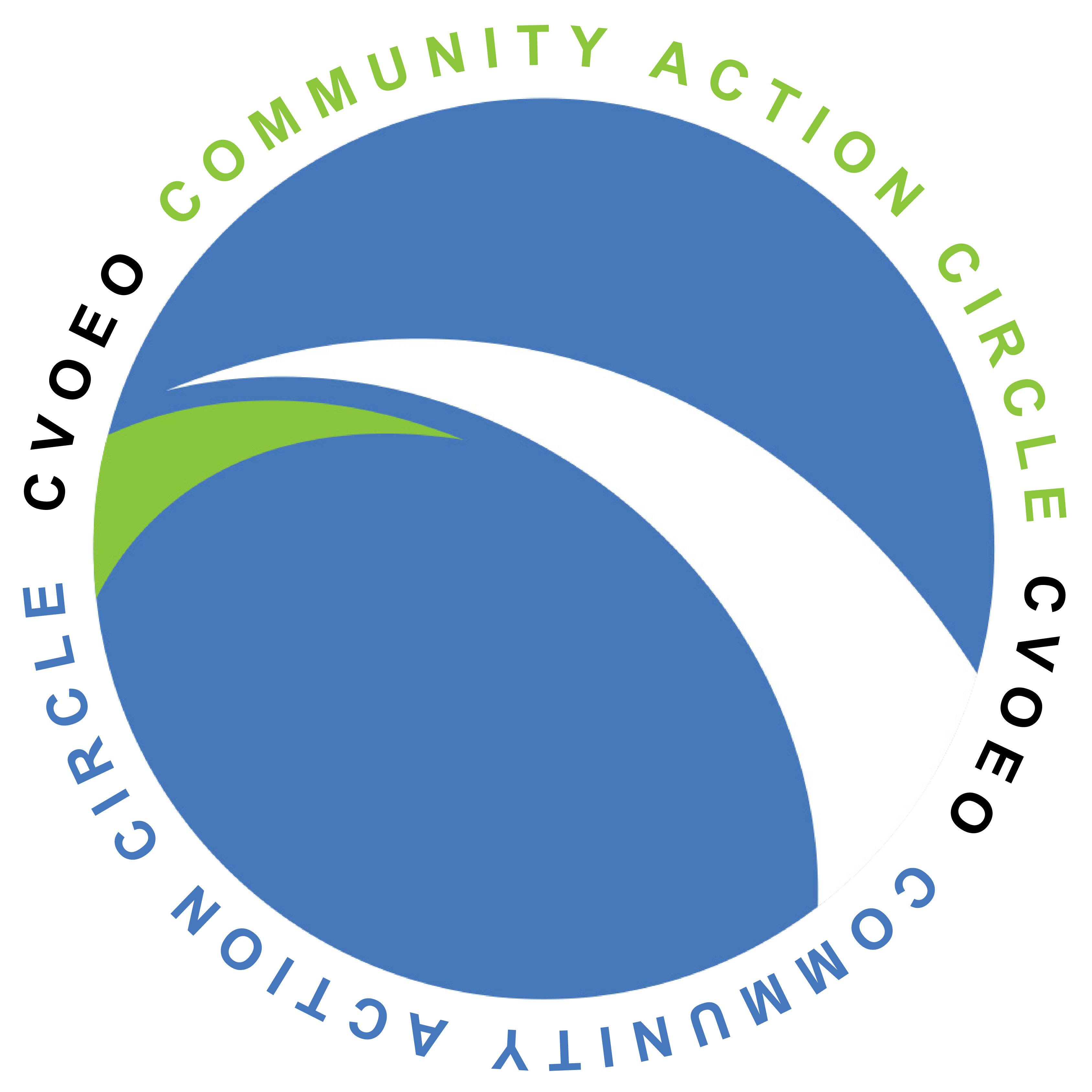 CVOEO circle logo with text reading